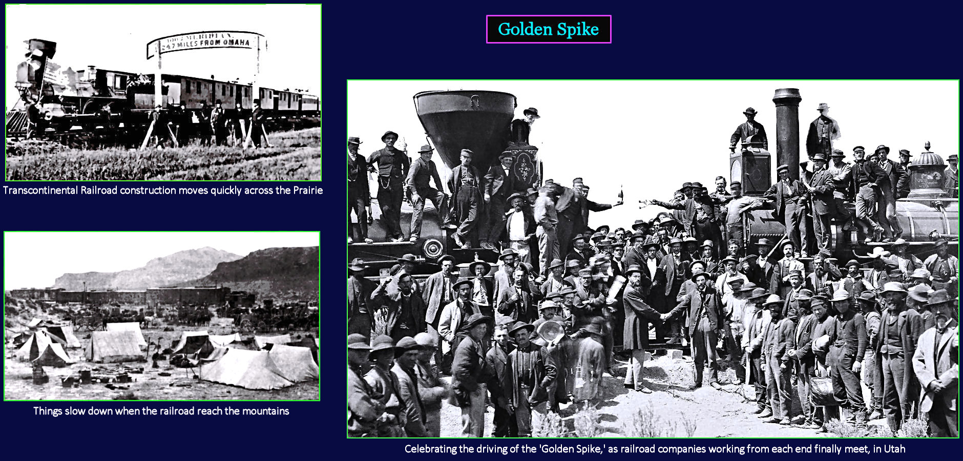 Golden Spike, 1869